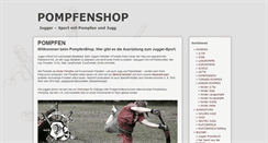 Desktop Screenshot of pompfenshop.de